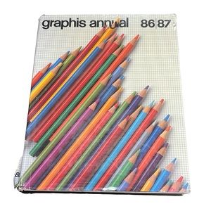 Graphis Annual 86/87 Žurech CA Walter Herdeg Vtg Illustration Advertising Book